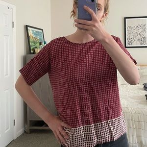 Madewell silky blouse